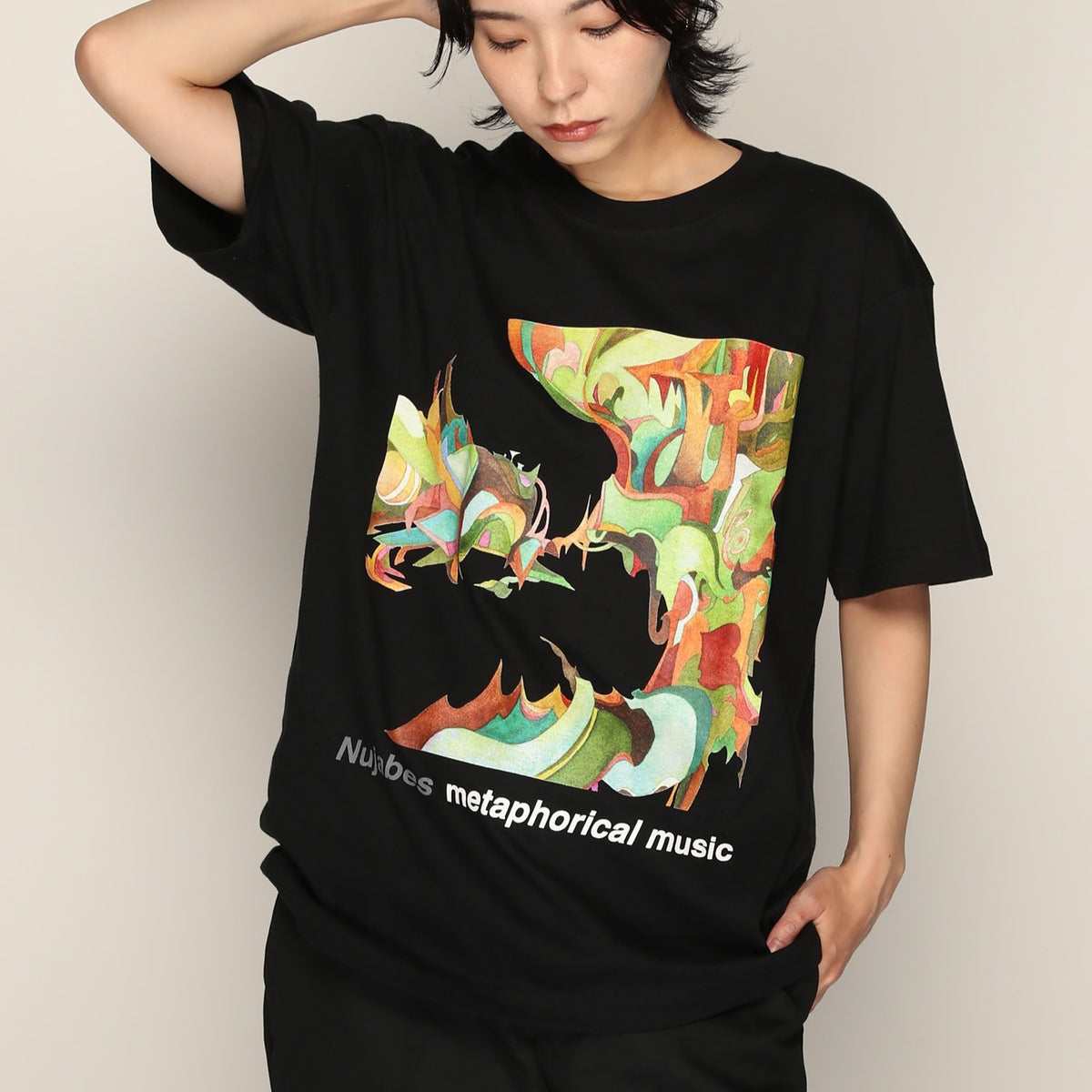 Metaphorical Music Tee - Black – YEN TOWN MARKET