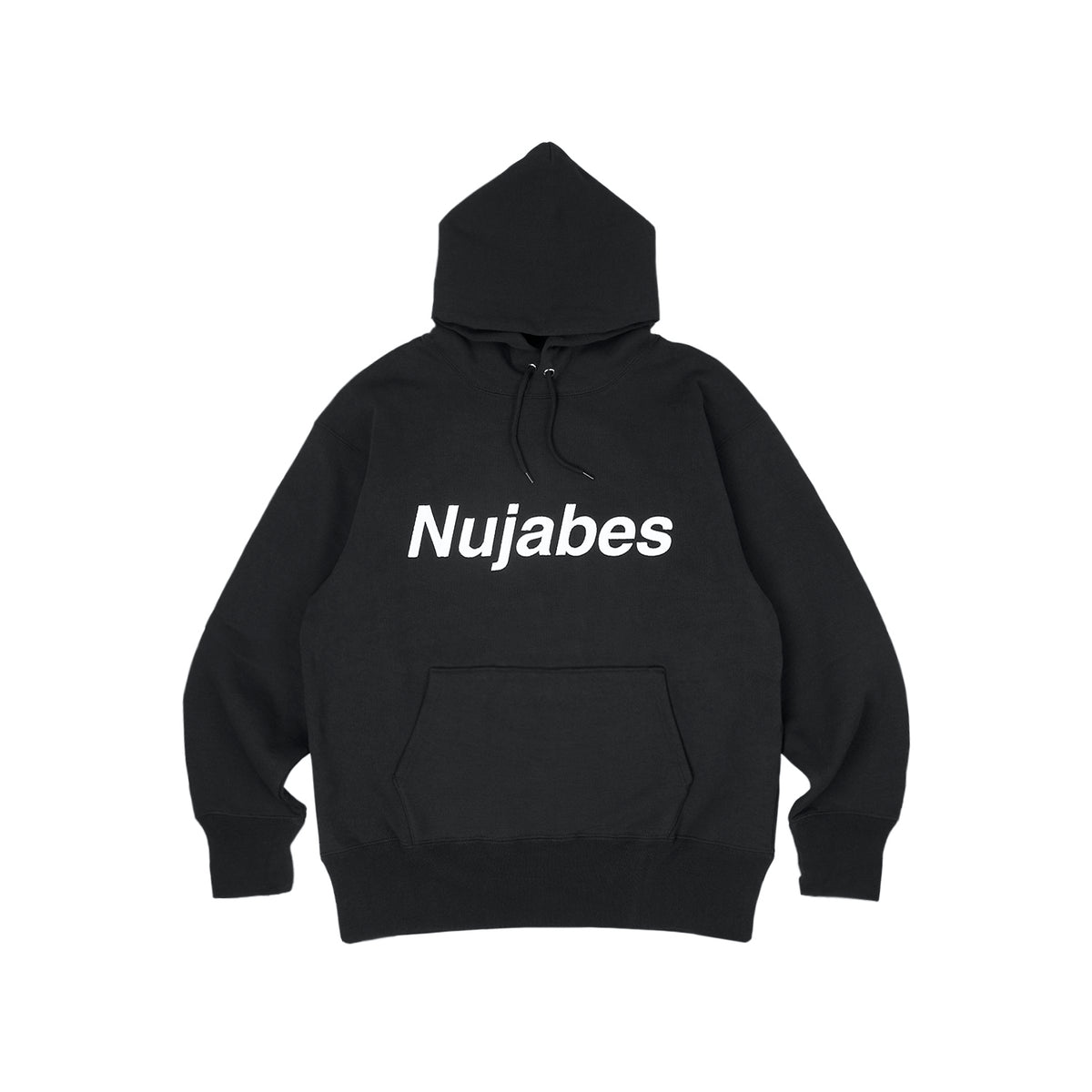 Nujabes Embroidered Logo Hoodie - Black – YEN TOWN MARKET