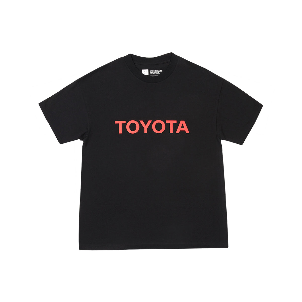TOYOTA Logo Tee - Red on Black – YEN TOWN MARKET