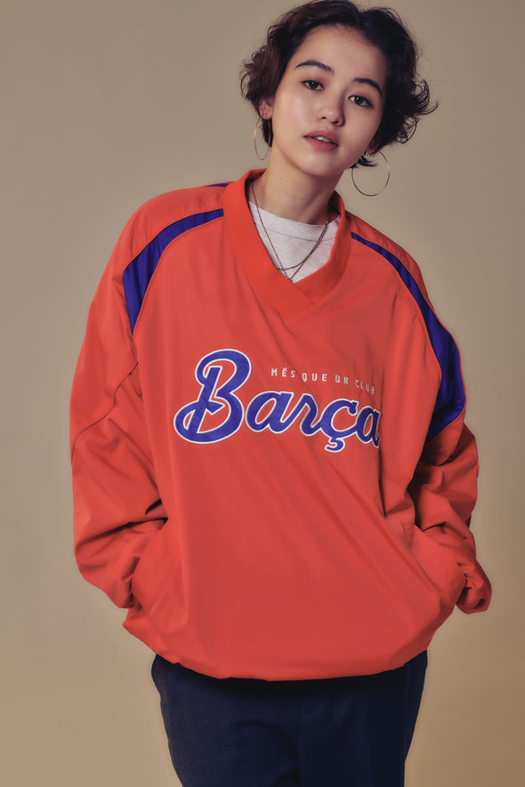 BARÇA Script Logo Nylon Piste - Orange