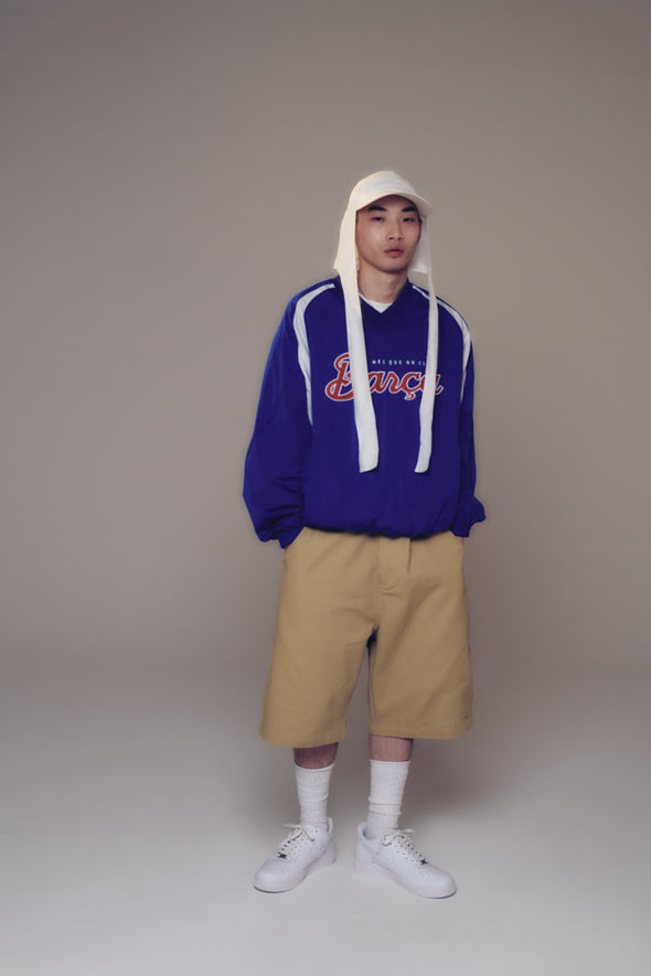 BARÇA Script Logo Nylon Piste - Navy