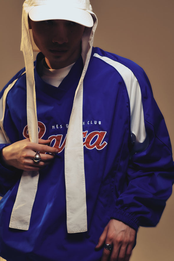 BARÇA Script Logo Nylon Piste - Navy