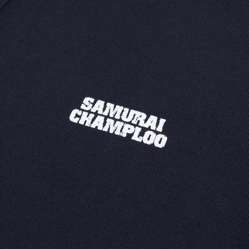 Samurai Champloo Artwork Hoodie- Navy - Main Image