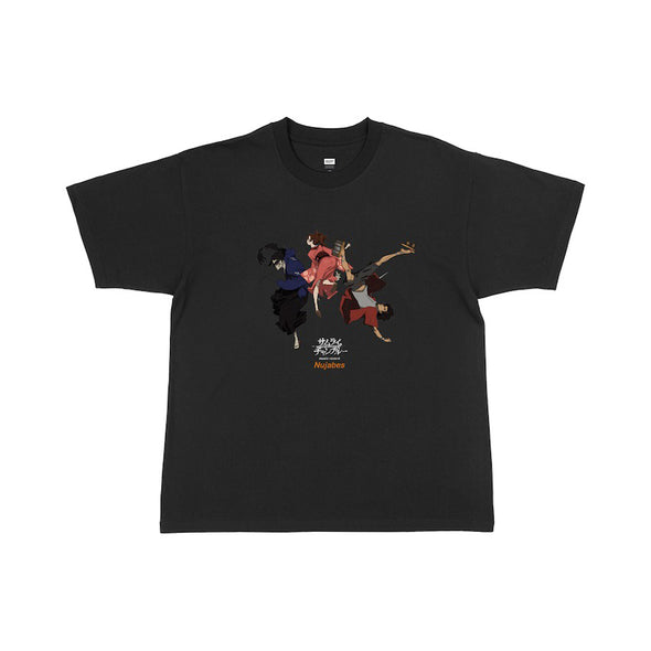 Samurai Champloo × Nujabes Front Visual Tee - Black