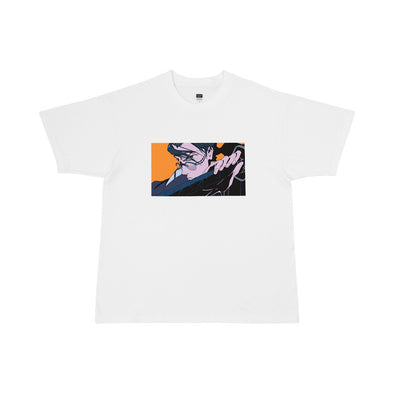 Samurai Champloo × Nujabes Jin Print Tee - White