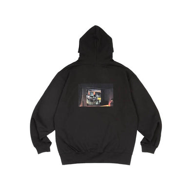 SHIBUYA sunset Hoodie-　Black