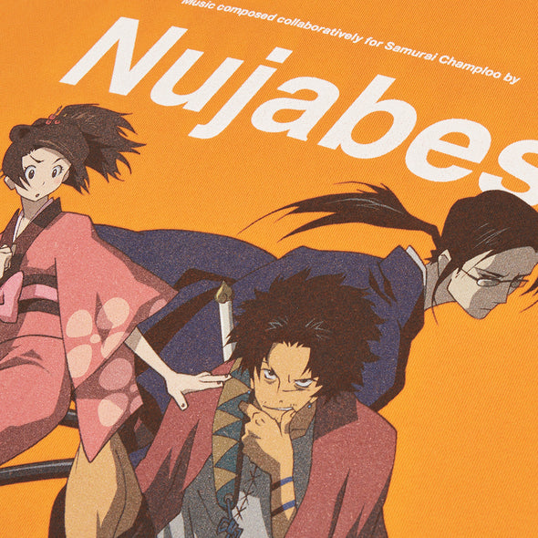 Samurai Champloo × Nujabes Logo Crewneck - Orange