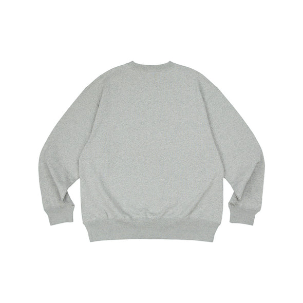 Samurai Champloo × Nujabes Logo Crewneck - Heather Gray