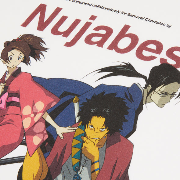 Samurai Champloo × Nujabes Logo Tee - White