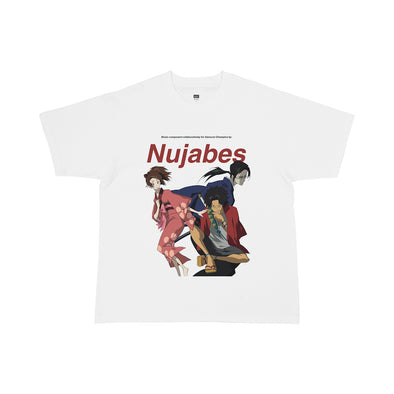 Samurai Champloo × Nujabes Logo Tee - White