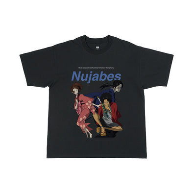 Samurai Champloo × Nujabes Logo Tee - Black