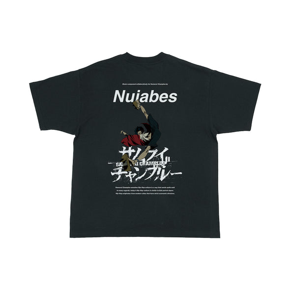 aruarian dance Back Print Tee - Black