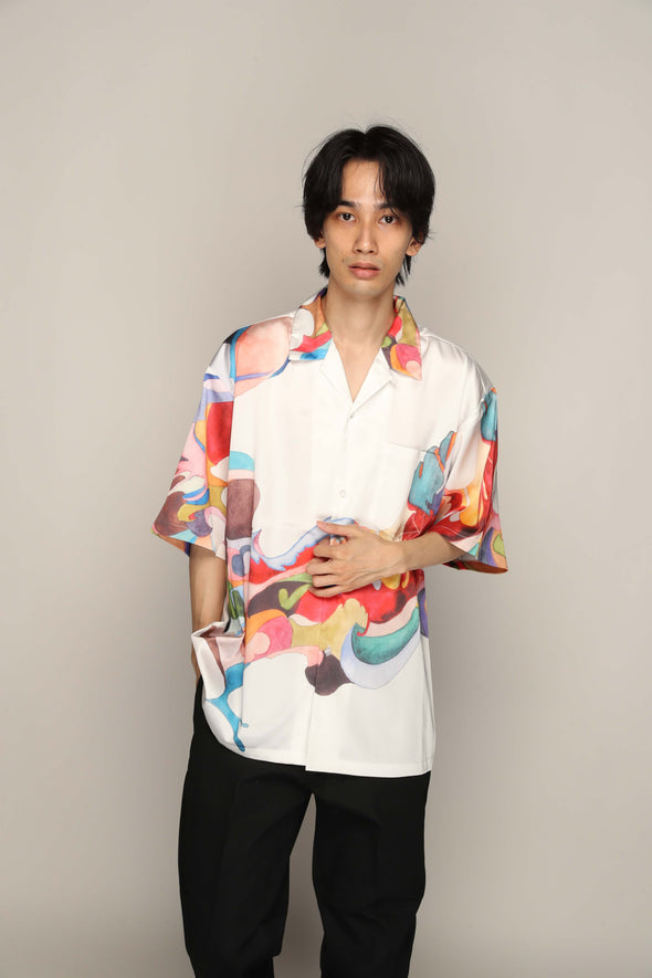 Nujabes First Collection Aloha Shirt - White