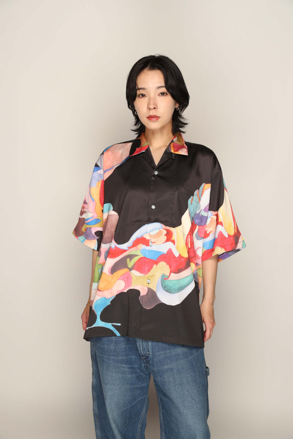 Nujabes First Collection Aloha Shirt - Black