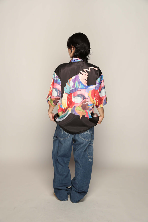 Nujabes First Collection Aloha Shirt - Black