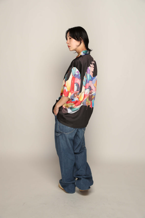 Nujabes First Collection Aloha Shirt - Black
