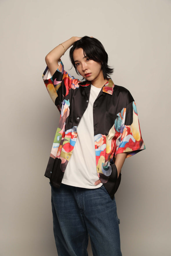 Nujabes First Collection Aloha Shirt - Black