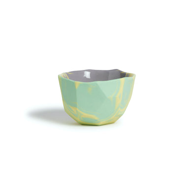 Marble Sake Cup - Light Green / Light Yellow / Light Purple