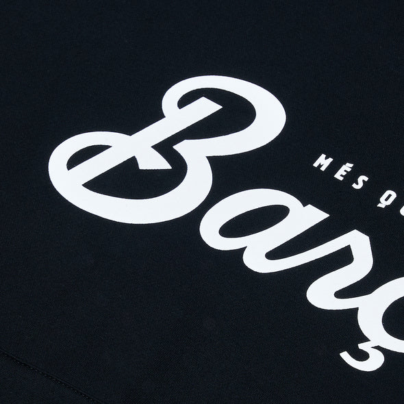 BARÇA Script Logo Hoodie - Black