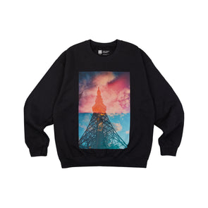 Jiro Konami Tokyo Tower Crewneck  - Black