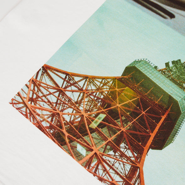 Jiro Konami Radio Tower Tee  - White