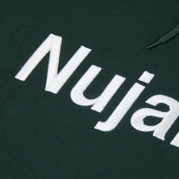 Nujabes Embroidered Logo Hoodie - Dark Green