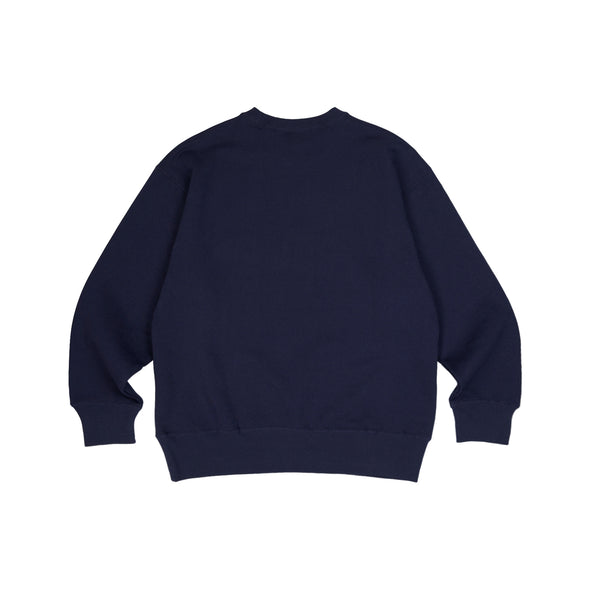 Nujabes Embroidered Logo Crewneck - Navy