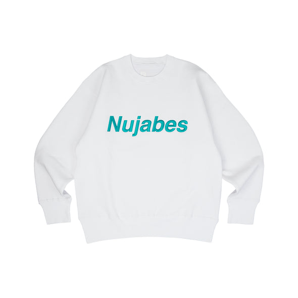 Nujabes Embroidered Logo Crewneck - White