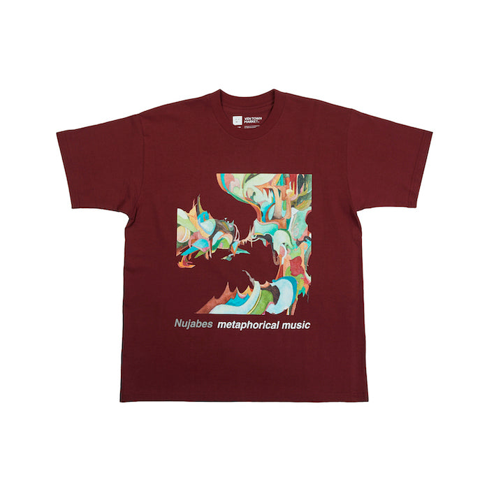 Metaphorical Music Tee - Burgundy – YEN TOWN MARKET