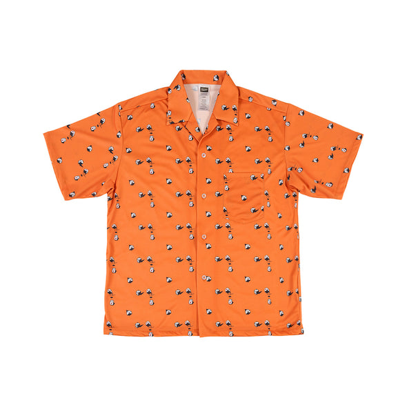 Dice Short Sleeve Shirt - Orange