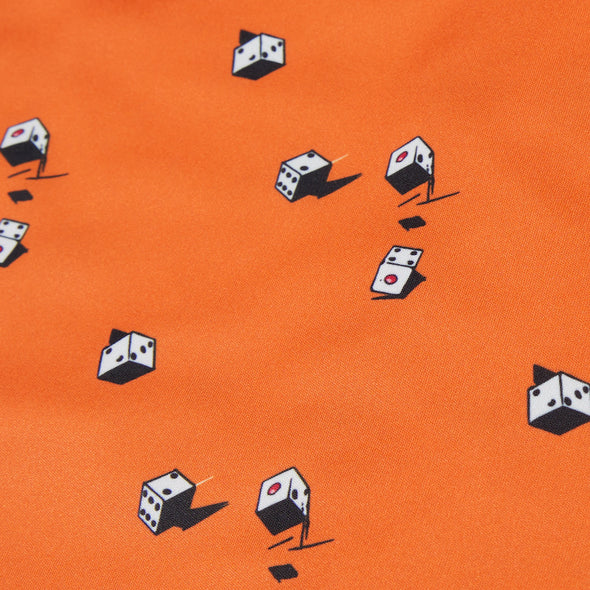 Dice Short Sleeve Shirt - Orange