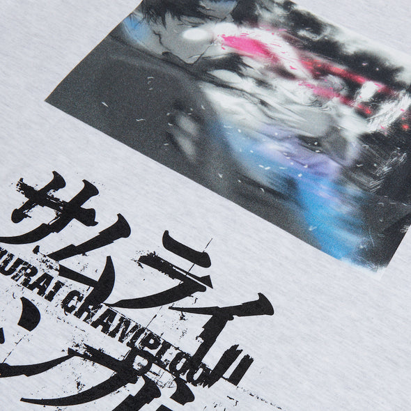 Samurai Champloo Artwork Tee - Light Heather Gray