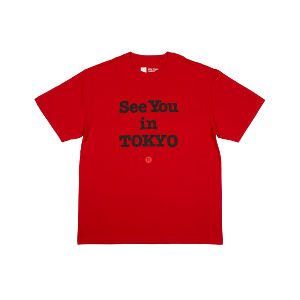 SEE YOU IN TOKYO FRONT TEE - Red