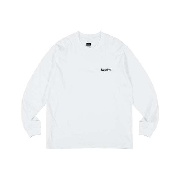 Nujabes Embroidery Small Logo LS Tee - White