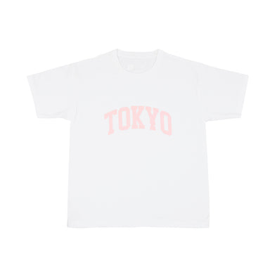 TOKYO Tee -  Pink On White