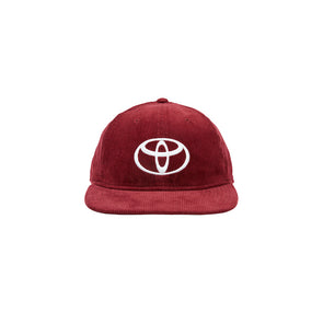 TOYOTA Corduroy Cap - Burgundy