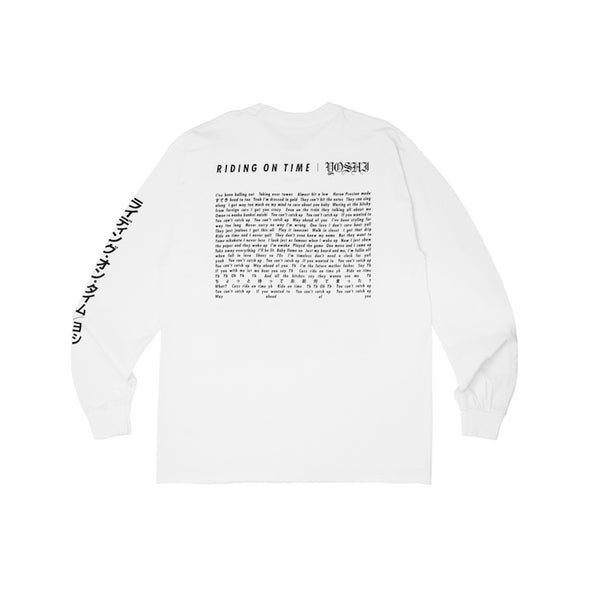 Riding On Time Long Sleeve - White