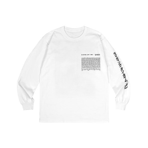 Riding On Time Bicycle Long Sleeve - White