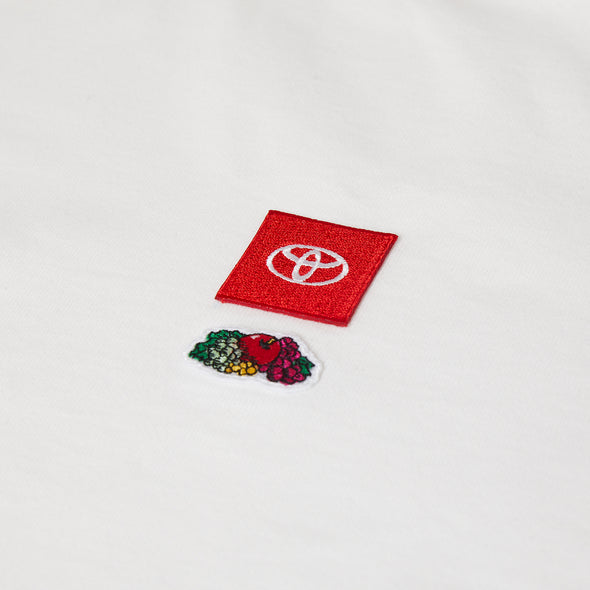 TOYOTA ×  FRUIT OF THE LOOM Heavy Weight Tee - White
