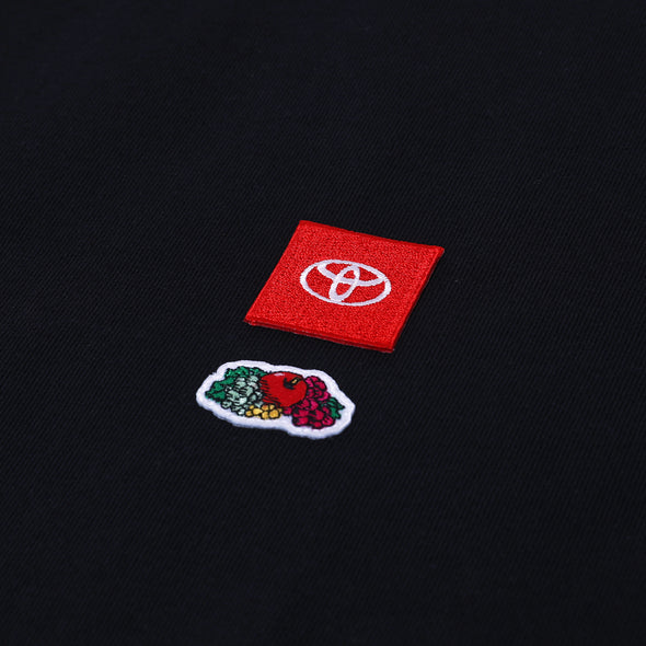 TOYOTA ×  FRUIT OF THE LOOM Heavy Weight Tee - Black