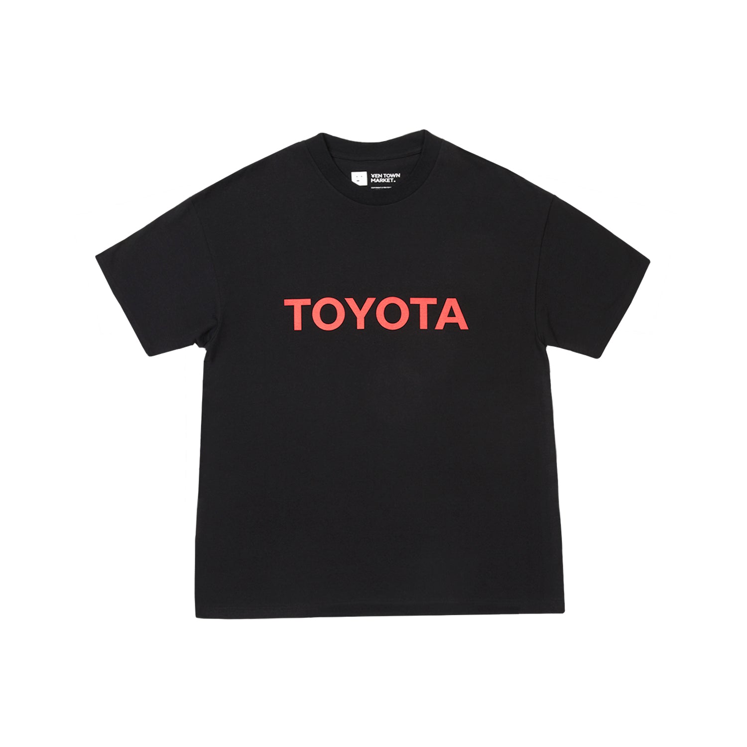 TOYOTA Logo Tee - Red on Black – YEN TOWN MARKET