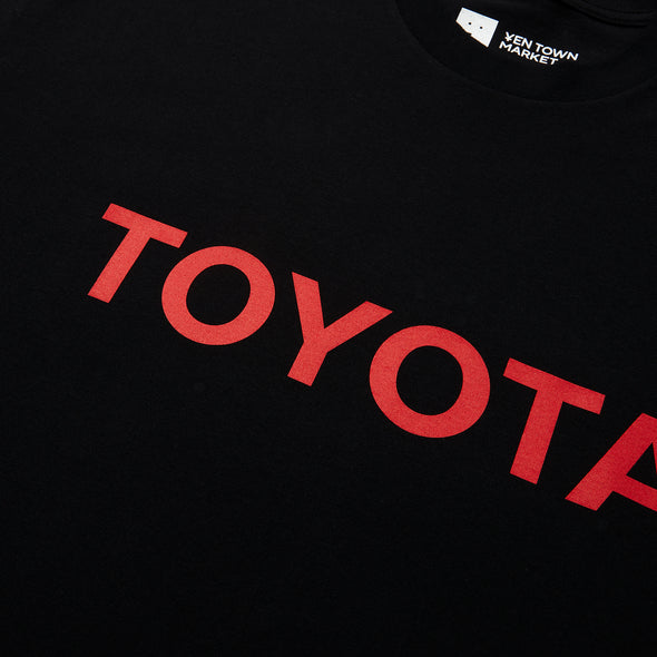 TOYOTA Logo Tee - Red on Black