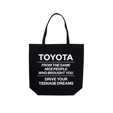 TOYOTA "FROM THE SAME" Tote Bag - Black